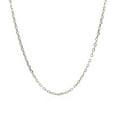 thumbnail image 2 of Sterling Silver Rhodium Plated Cable Chain 1.5mm 30 in, 2 of 4