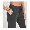 thumbnail image 2 of Stelle Women's Cotton Capri Joggers Pants with Side Pockets Workout Sweatpants,Drawstring Waist Running Yoga Athletic Tapered Casual Pants Lightweight Lounge Pants 20",XS-XXL Gray, 2 of 6