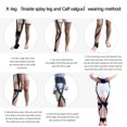 thumbnail image 4 of Leg Shape Correction Belt - Inside and Outside Eight O-Leg Straightening Band (Size L), 4 of 4