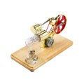 thumbnail image 1 of Amdohai Mini Hot Air Stirling Engine Motor Model Colorful LED Electricity Power Generator Educational Science Kit for Kids Children, 1 of 8