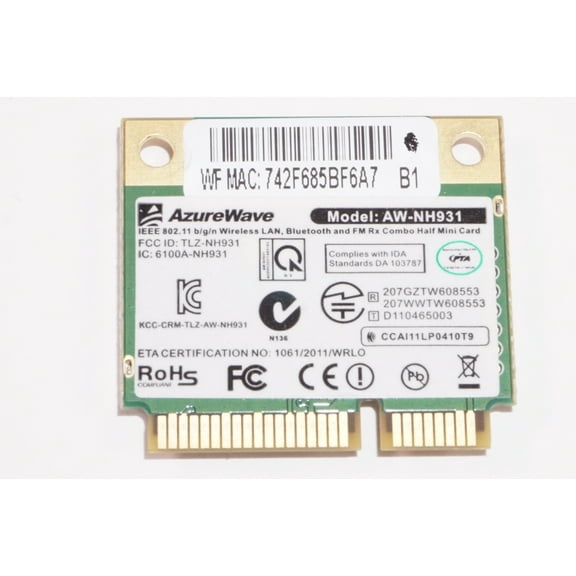 Compatible With H000032540 Replacement for H000032540 Toshiba Wireless Card THRIVE AT100