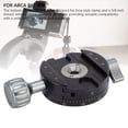 thumbnail image 4 of Panoramic Rotating Base, Strong Locking UNC 3/8in Screw Hole Camera Quick Release Base Clamp  for Camera Stabilizer, 4 of 7