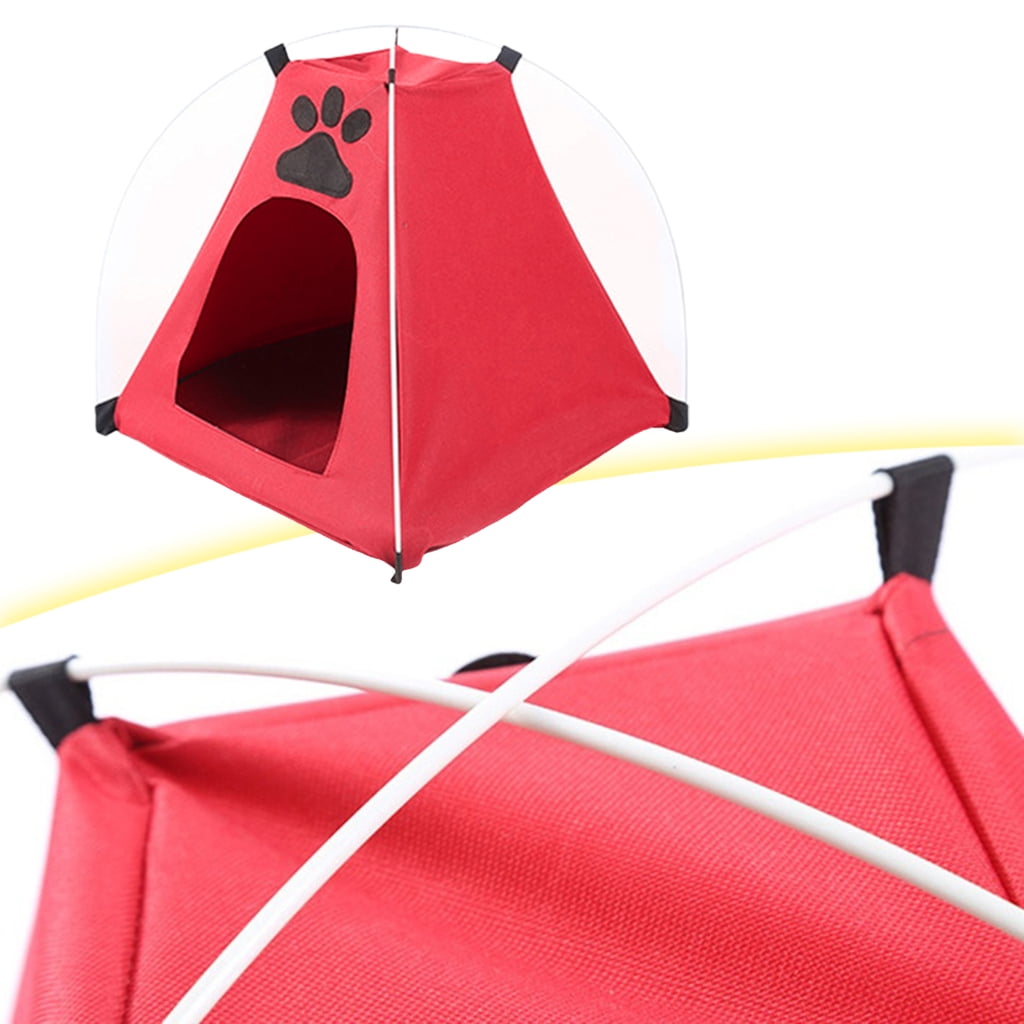 AOOOWER Lovely Print Cats House Tent for Small Dog Cats Cooling Tent Shelter House Pet Accessory Resting Tent for Indoor Outdoor