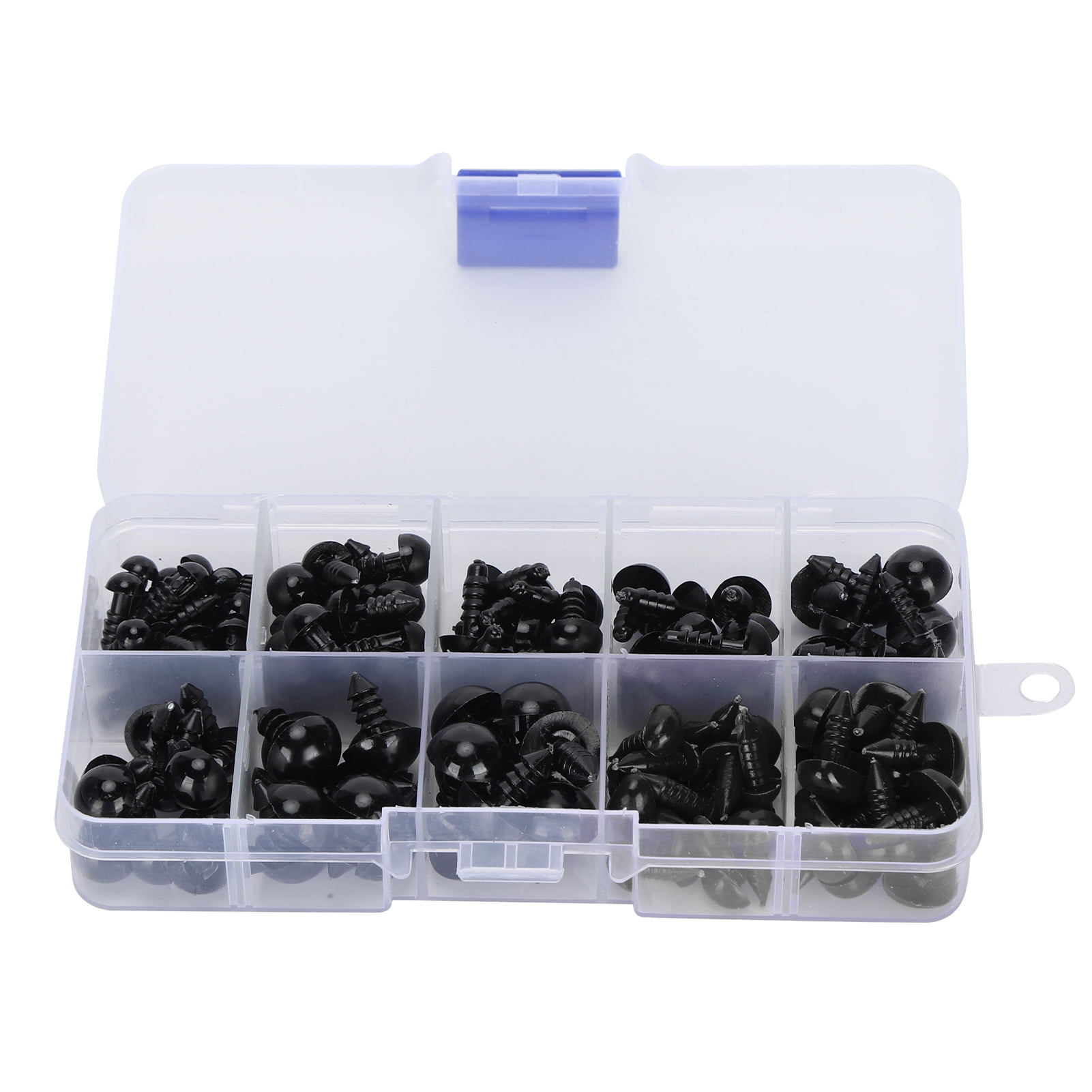 Details about   100Pcs Plastic Safety Toy Screw Eyes Kit for Teddy Bear Doll Animal DIY Craft 
