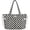 Checked Black White, variant on Corduroy Tote Bag for Women, Lightweight Work Laptop Tote Purse With 17 Pockets, Crossbody Shoulder Handbag for School Work Travel Gym, Checked Black White