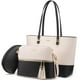 thumbnail image 1 of LOVEVOOK Bolsos para Mujer Bolsos de Hombro Tote Satchel Hobo 3 Piezas Conjunto de Monedero, 1 of 5