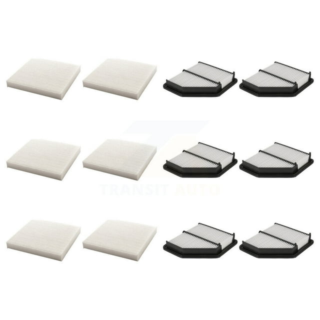 PUR 6x Air + 6x Cabin Filter (12 Total) Kit for Car 2016-2022 Honda HR-V KFL-103016
