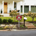 thumbnail image 2 of Eveokoki Caution Penguin Crossing Sign With Stake For Neighborhoods Yard Aluminium Caution Signs 9.2x9.2inch Round Farm Decorations Yard Lawn Walkway Decorations Animal Signs, 2 of 4