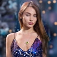 thumbnail image 2 of Angel Wings Necklace for Women, Silver Tone/Gold Tone Jewelry Gifts for Women Mom Grandma, Anniversary Birthday Gifts for Her - Colorful (brass), 2 of 6