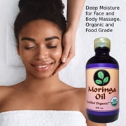 Moringa Oil 8oz by Moringa Energy Life, Natural Moisturizer Oil