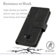 thumbnail image 5 of Wallet Case for Samsung Galaxy S8, Retro 9 Card Holder Slots Zipper Pocket Handbag Case PU Leather Magnetic Closure Kickstand with Wrist Strap TPU Shockproof Flip Case - Black, 5 of 16