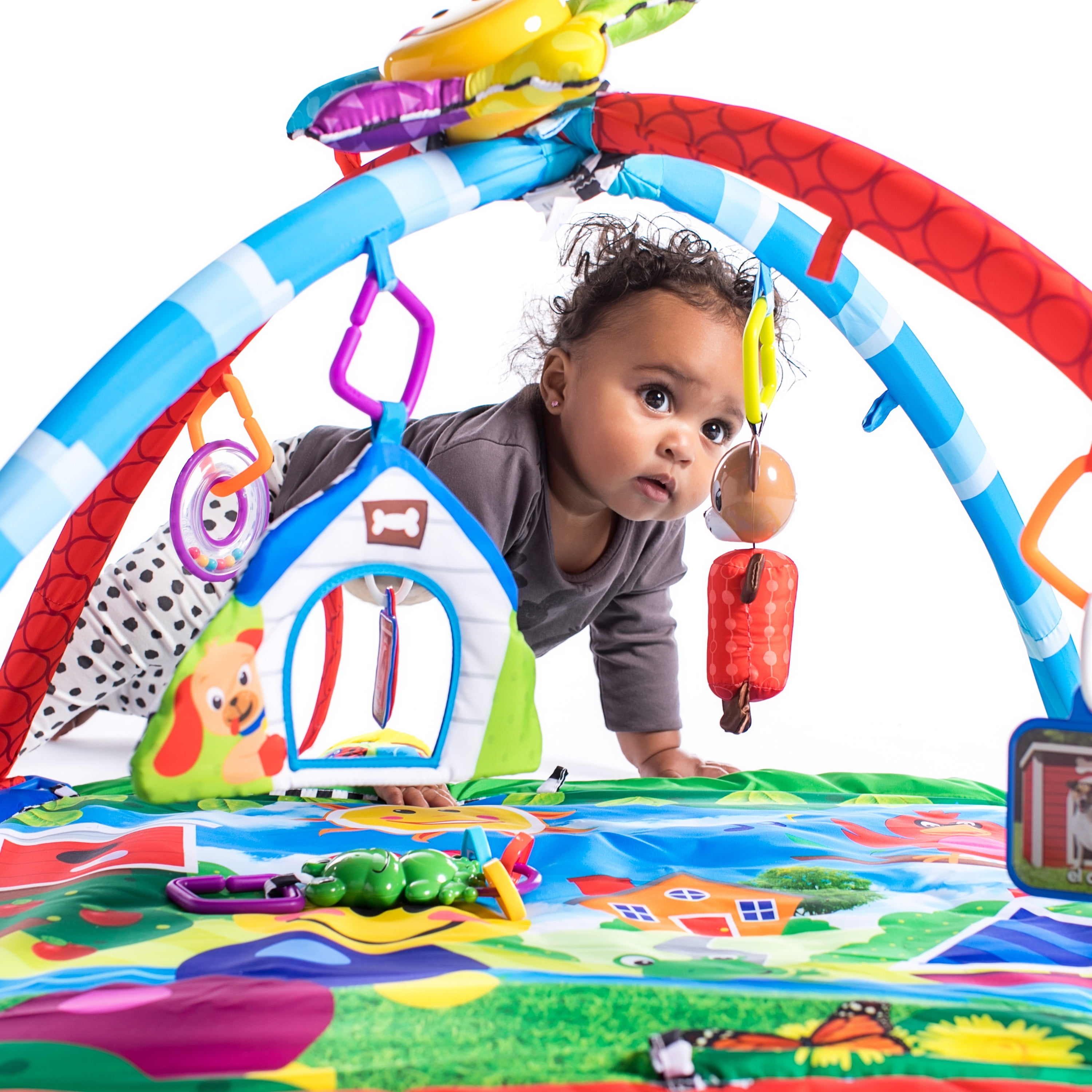 baby einstein caterpillar & friends play gym with lights and melodies