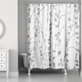 thumbnail image 2 of Creative Products Beige Gray Trees 71x74 Shower Curtain, 2 of 2