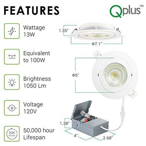 Gimbal led online pot lights