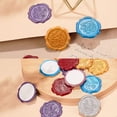 thumbnail image 4 of 25 pegatinas adhesivas de lacre para sobres, sellos de lacre en relieve para manualidades, álbumes de recortes, regalos. ¡Te extraño, buena suerte, gracias!, 4 of 8