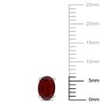 thumbnail image 2 of Everly Women's Garnet Sterling Silver Earrings, 2 of 6