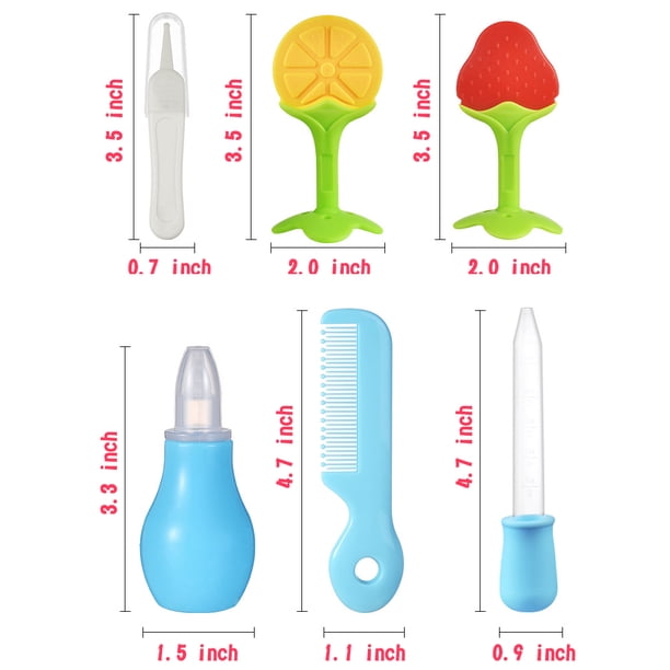 SHELLTON Pcs Teething Toys Food Feeder Set, Baby Chew Toys Baby