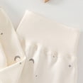 thumbnail image 7 of CAUYDY 0-3M 6-9M 1T Newborn Boy Picture Outfit Baby Boys Pjs Fall Winter Long Sleeve Shirt Elastic Pants 2PCS Set Preemie Clothes Infant Pajamas Cute Sizes 0-3 Months,Beige, 7 of 7