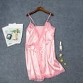 thumbnail image 5 of Hot Sales Under $6 CNJKEHIUV Ladies Stretch Satin Nightdress Home Pajamas for Women L, 5 of 9