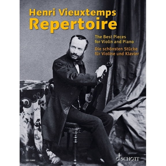 Henri Vieuxtemps Repertoire: The Best Pieces for Violin and Piano, (Paperback)