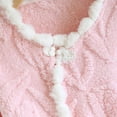 thumbnail image 7 of Sakmal Robes for Women Long Fleece Plush Plus Size Bathrobe for Women Cute Pink Women's Robe L, 7 of 7