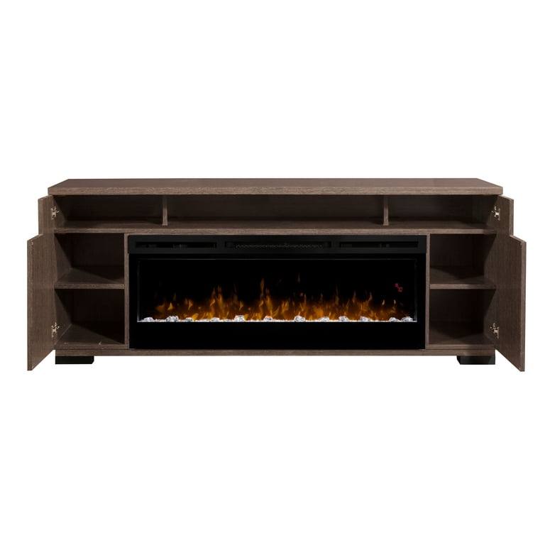 Dimplex Haley Media Console Electric Fireplace With Acrylic Ember Bed for  TVs up to 75, Rift Grey - Walmart.com