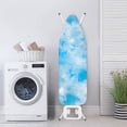 thumbnail image 3 of HELLHERO Blue-white Tie-dyed Ironing Board Cover 3 Fasteners Durable Ironing Board Covers for Household Items, 3 of 5