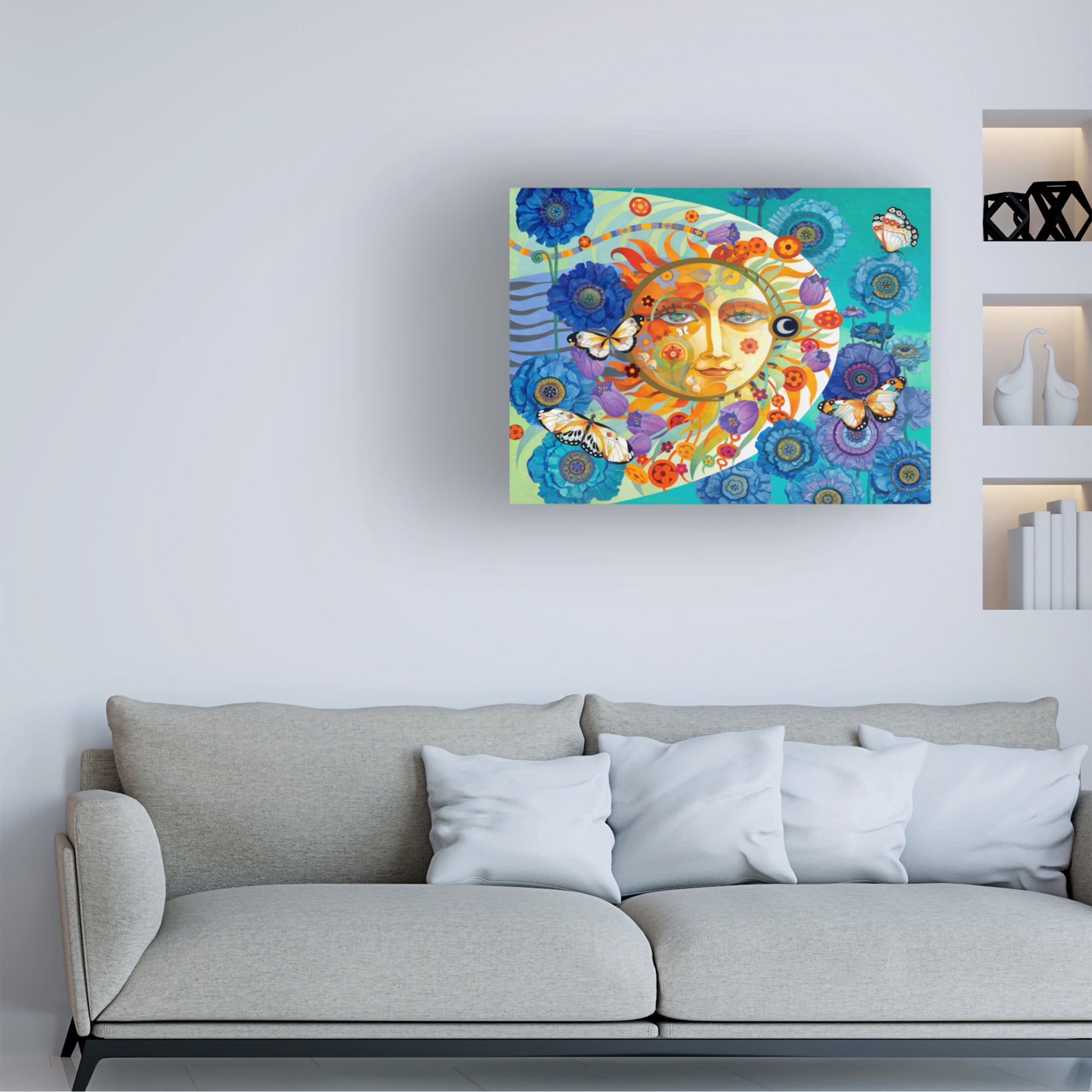 Canvas Wall Art - David Galchutt 'Dawn' Wall Art for Living Room, Bedroom, or Office Décor by Trademark Fine Art - 47 x 35 Inches