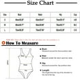 thumbnail image 3 of Bathing Suit for Women Wycnly Womens One-Piece Swimsuit Monokini Swimsuit for Women Sexy Slim Fit Cut out Strap Push up Swimsuit Beach Pool Party Black Swimwear, 3 of 6
