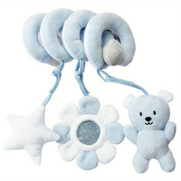 Cute Cartoon Animal Rattle - Perfect Sensory Toy for Babies 0-12 Months - Clip-on Car Seat & Stroller Toys!