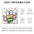 thumbnail image 2 of Funda de almohada de felpa Kero Kero Keroppi, multitamaño, ultracómoda, funda de almohada, fundas protectoras antiincrustantes, 2 of 5