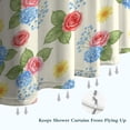 thumbnail image 6 of Pioneer Flower Floral Print Pattern Shower Curtain 72"x72", Bathroom Decorative Shower Curtain Set with 12 Hooks, Waterproof Washable, 6 of 6