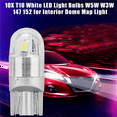 thumbnail image 4 of 10Pcs 6000K Canbus T10 168 194 W5W Dome License Side Marker LED Light Bulb White, 4 of 4
