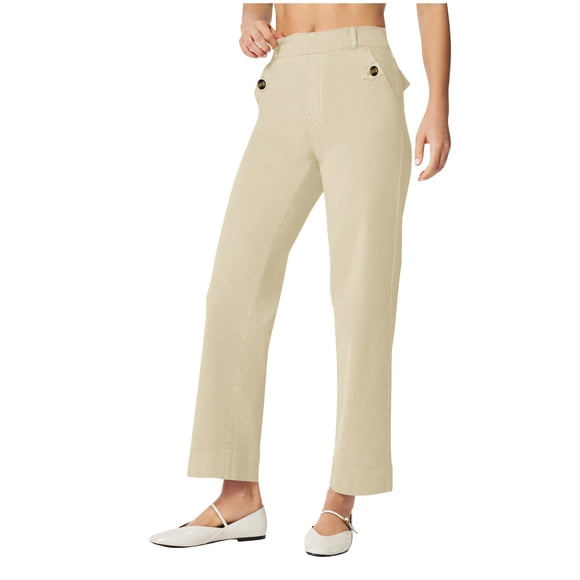 Timegard Straight Leg Jeans for Women Trendy High Waist Denim Pants Baggy Casual Trousers with Pockets
