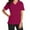 Hot Pink, variant on ECZHAW Nurse Uniforms Womens Work Scrub Tops with Pockets V Neck Short Sleeve Work T-Shirt Tunic Blouse