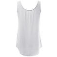 thumbnail image 2 of FashionOutfit Women's Solid Basic Chiffon Sleeveless Tank Top, 2 of 3
