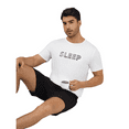 thumbnail image 5 of Men's Printed Letter Pattern Casual Sleepwear Set | Fashionable home wear that can be worn both at home and outside, 5 of 6