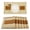 Caramel, variant on Burlap Square Table Place Mats Beige Set of 6