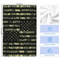 thumbnail image 5 of Green Camouflage American Flag Microfiber Kitchen Towel, Wooden Grain Soft Absorbent Dish Towels, Quick Drying Washable Dishcloths for Kitchen Cleaning, Drying Dishes, 18x28 Inches, 5 of 9