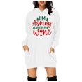 thumbnail image 2 of WEAIXIMIUNG Sweat-Shirt Maman Grande Taille Femme Décontracté Col Rond Imprimé Arbre de Noël, 2 of 3