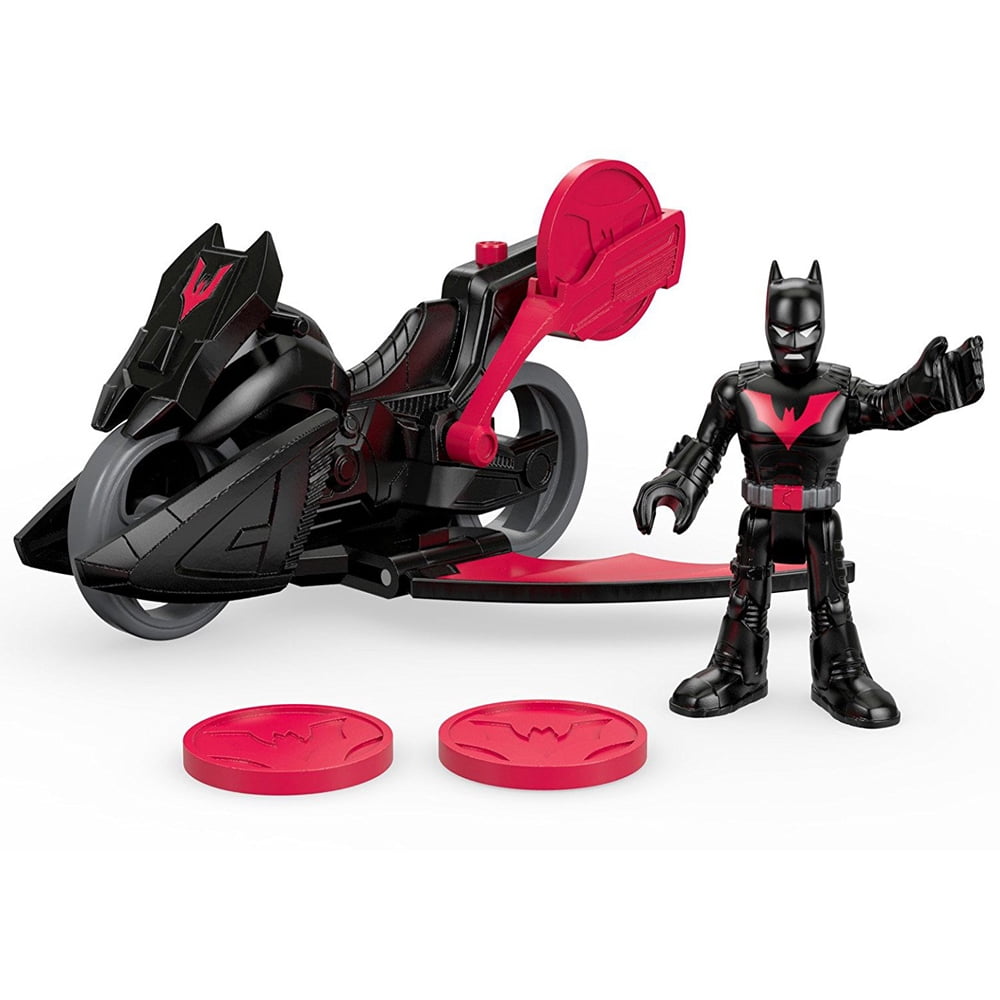 Fisher Price DC Super Friends Imaginext Batmobile Figures 