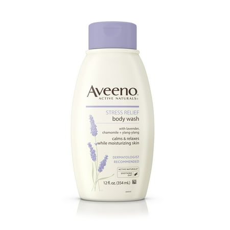Aveeno Stress Relief Body Wash with Lavender & Chamomile, 12 fl. oz
