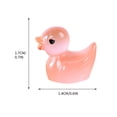 thumbnail image 3 of KQJQS 100pcs Colorful Glow-in-the-Dark Mini Duck Resin Figurines - Decorative Collectibles for Adding Charm and Fun, 3 of 4