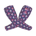 thumbnail image 1 of Fotbe leaf flower Skull colorful Mangas para Brazos con Protección Solar UV- Cubrebrazos para Tatuajes – Mangas Deportivas Refrigerantes UPF 50 para Hombre y Mujer, 1 of 7