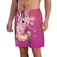 thumbnail image 2 of Fotbe Cute Pink Axolotl A Trajes de Baño Estampados para Hombre, Shorts de Verano de Secado Rápido, Ropa de Playa, Bañadores-Small, 2 of 6