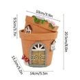thumbnail image 2 of Flowerpot Garden Cottage Ornament House With Solar LED Light For Home Decor, 2 of 13