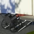 thumbnail image 2 of HOMCOM Rampe de Fauteuil Roulant 5 Pi Trottinette Mobilité Antidérapante Superposition, 2 of 10