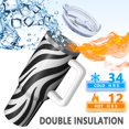 thumbnail image 5 of 40oz Tumbler with Handle and Straw, Vacuum Insulated Stainless Steel Travel Mug, Fits Car Cup Holder, Animal Print, 5 of 6