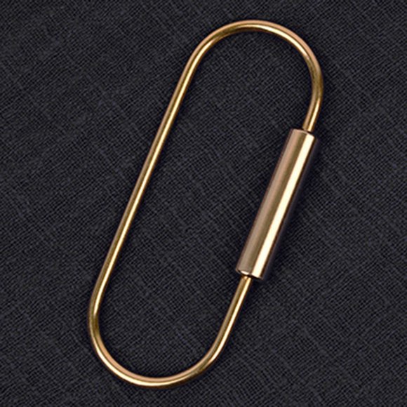 CRAFTHROU Llavero Colgante De Latón Premium Dorado Con Acabado Natural Ideal Para Decorar Y Regalar