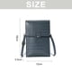 thumbnail image 2 of Bolso crossbody del hombro de las señoras del bolso del bolso del teléfono móvil de la pantalla táctil de la PU, 2 of 5